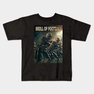 Skull of Football Kids T-Shirt